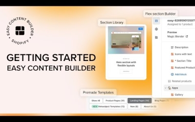Getting Started with Easy Content Builder